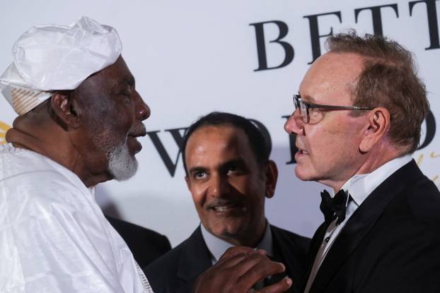 Actor Kevin Spacey attends the photocall at the Better World Fund event in Venice