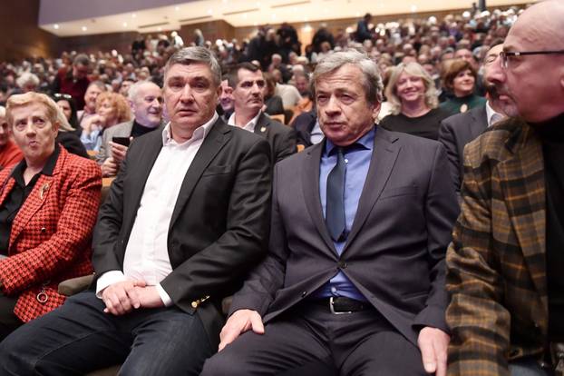 Predsjednik Zoran Milanović na koncertu Drage Diklića u Lisinskom