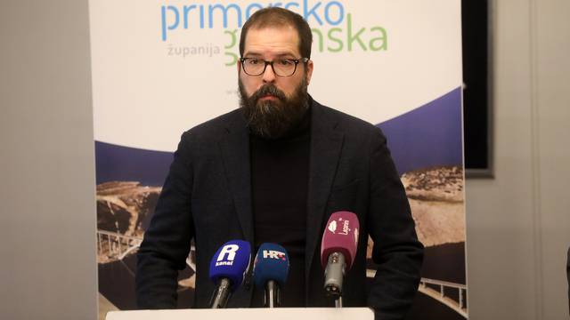 Rijeka: Zamjenik župana i pročelnik Ureda županije održali konferenciju za medije