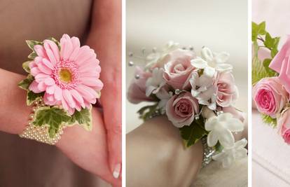 Romantični detalji: Cvijet kao dodatak sakou, torbi, zapešću