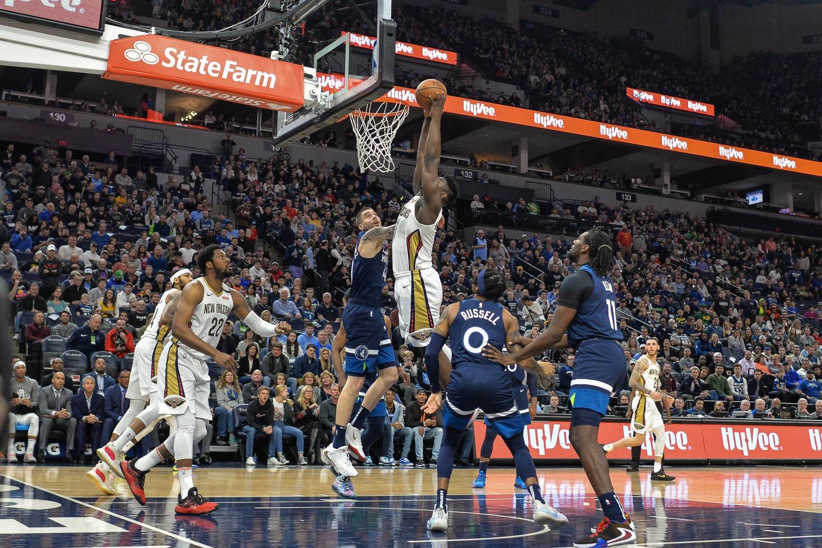 NBA: New Orleans Pelicans at Minnesota Timberwolves