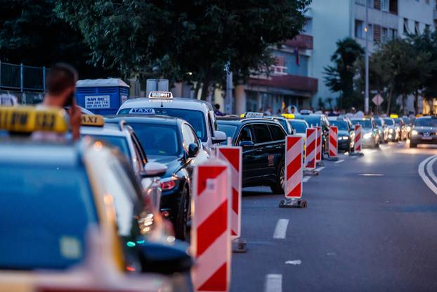 Split: Gužva za vrijeme dolaska posjetitelja na Ultru 