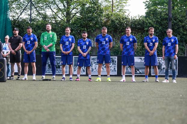 Zagreb: Revijalna utakmica legendi Dinama i hrvatske nogometne reprezentacije u čast Nikole Pokrivača