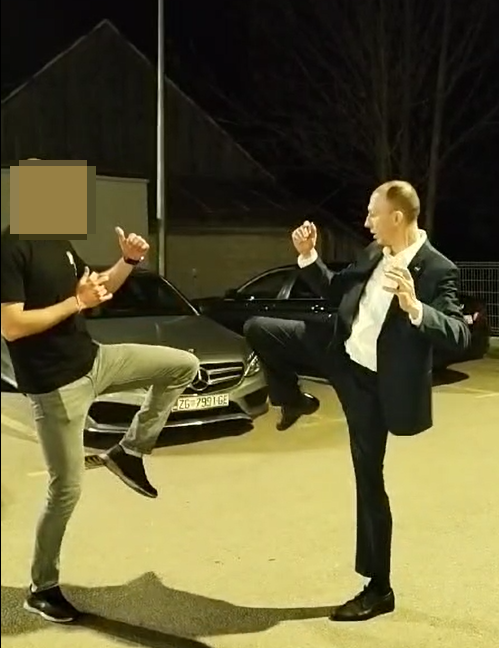 VIDEO HDZ-ov kung-fu župan Ernest Petry: Da, to sam ja na snimci. Mogu i vas naučiti...