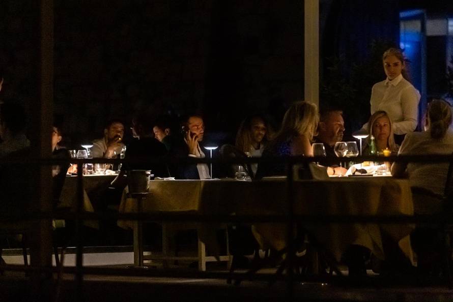 Venus Williams uživala u ljetnoj večeri na terasi restorana u Zadru