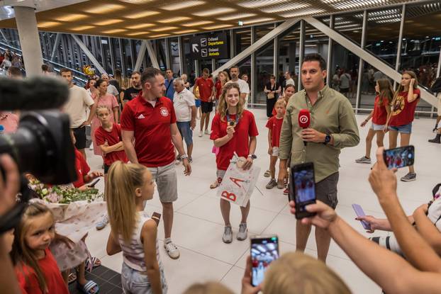 Doček olimpijaca u Zračnoj luci Split