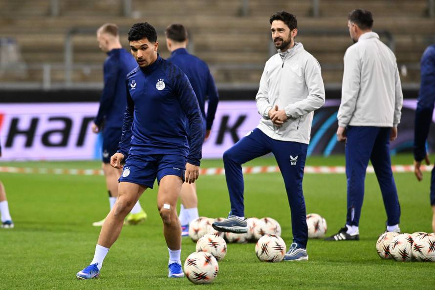 Genk: Nogometaši Dinama odradili trening uoči utakmice protiv Genka