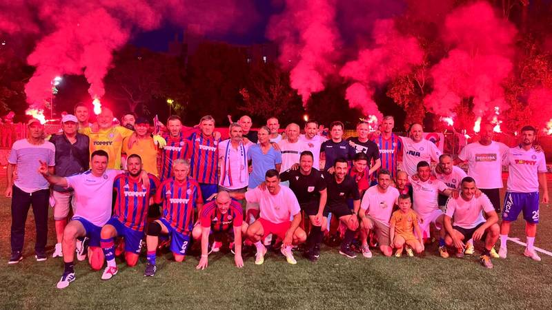 Split je dobil mural Blažu Sliškoviću, veterani Hajduka odigrali tekmo v njegovo čast