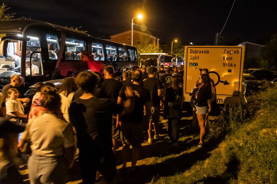 Sinj: Prometni kolaps nakon koncerta