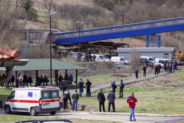 Coal mine shaft collapses, in Sokobanja