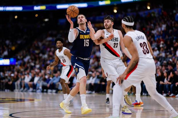 NBA: Portland Trail Blazers at Denver Nuggets
