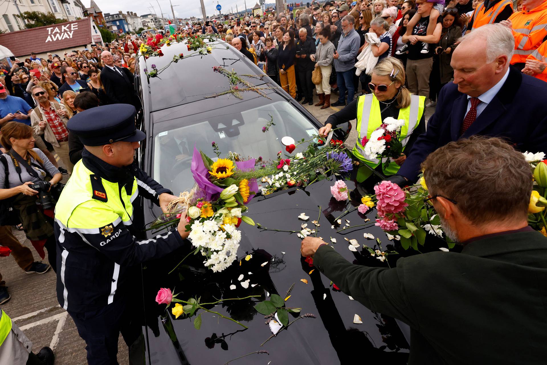 Funeral of Irish Singer Sinead O'Connor