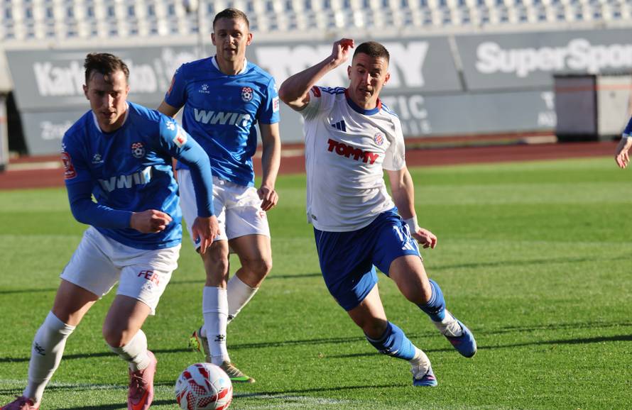 Split: Utakmica Hajduk i Široki Brijeg na Poljudu.