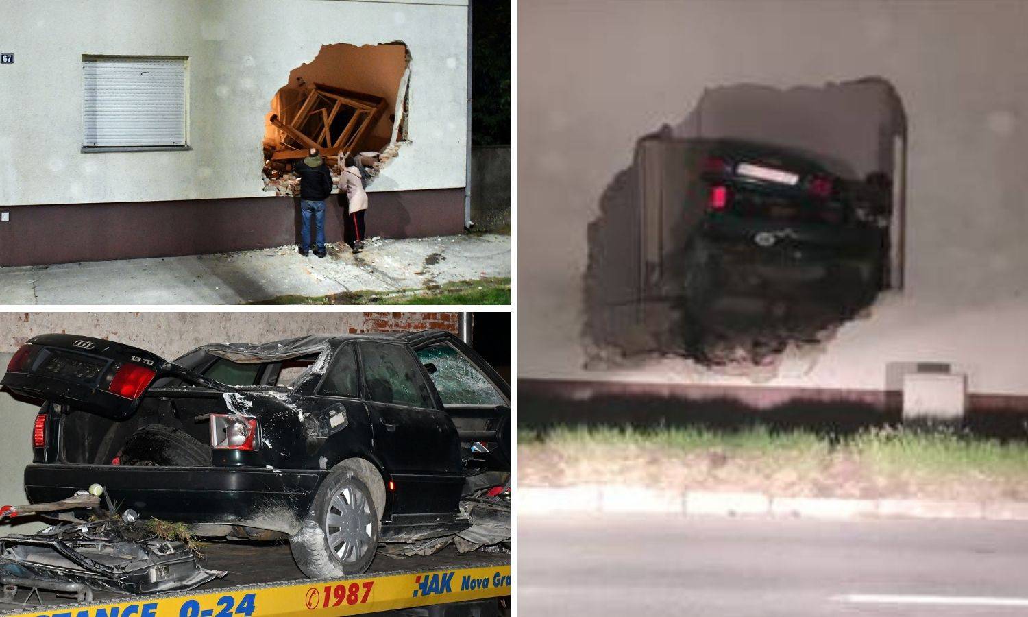 VIDEO Nesreća u Novoj Gradiški: Autom se zabio u kuću i poginuo