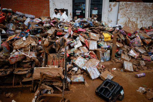 Aftermath of deadly floods in Valencia