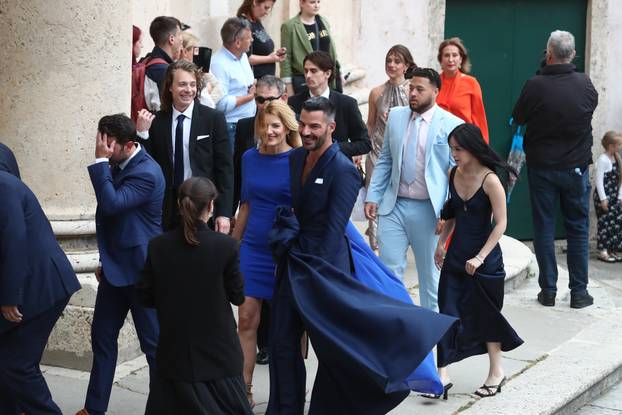 ARHIVA - 2024. Dubrovnik: Vjenčanje Nicole Artukovich i Liama Stewarta u crkvi sv.Ignacija