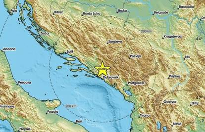 Potres pogodio BiH, osjetio se i u Hrvatskoj: 'Sve se zaljuljalo...'