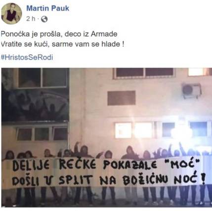 Splitski vijećnik provocirao je i vrijeđao Armadu i cijelu Rijeku