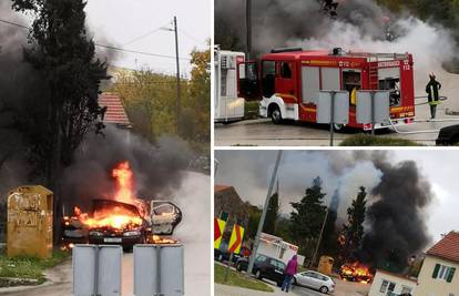 'Ljudi su bježali od vatre': U Lovreću požar progutao auto