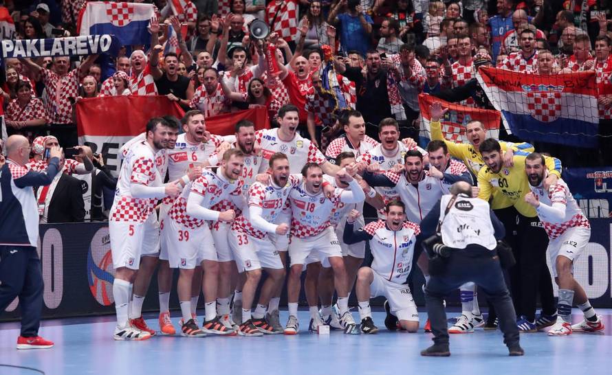 Hrvatska i Njemačka u utakmici 2. kola skupine I Europskog prvenstva u rukometu