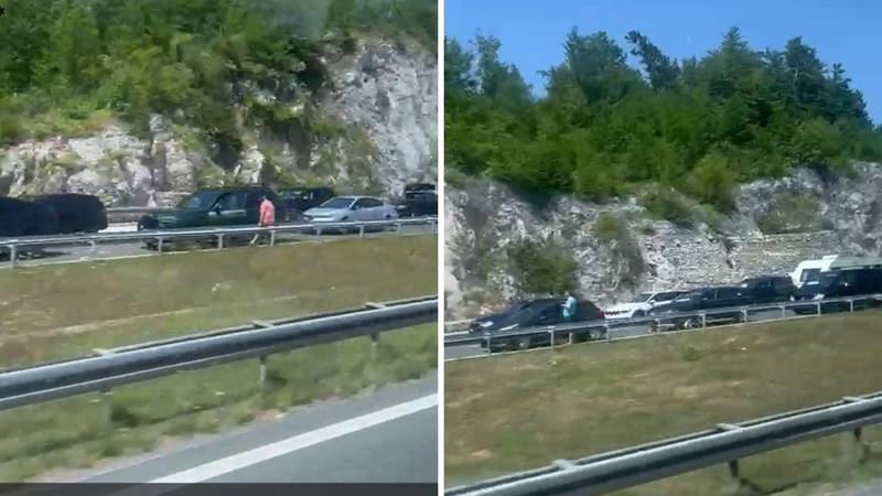 VIDEO Kod Sv. Roka ljudi izlazili iz vozila zbog gužve koja se stvorila: 'Nepregledna kolona'