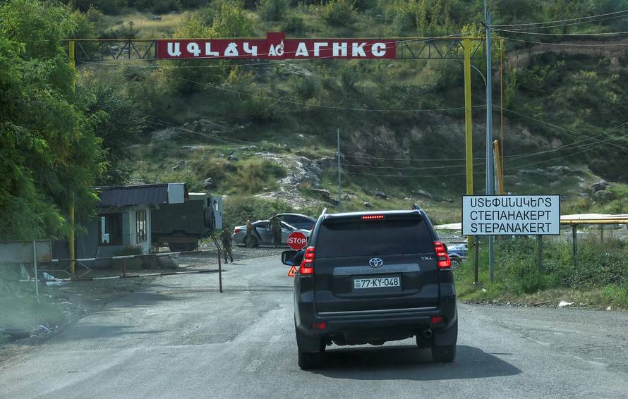 Stepanakert city following mass exodus of ethnic Armenians from Nagorno-Karabakh