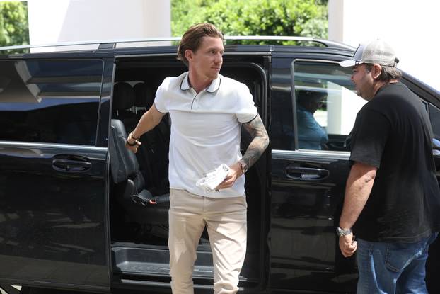 Rijeka: Okupljanje hrvatske nogometne reprezentacije uoči početka kvalifikacija za Europsko prvenstvo