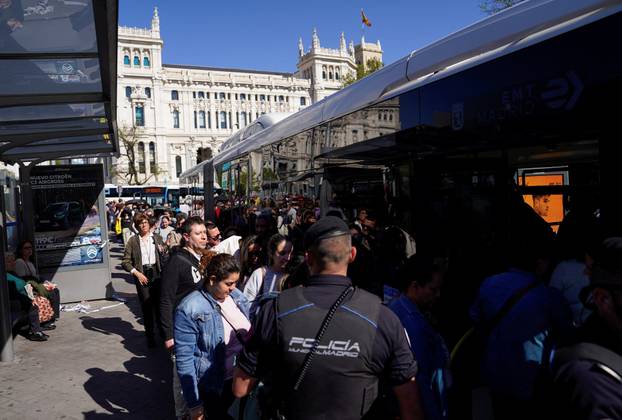 Power outage in Madrid