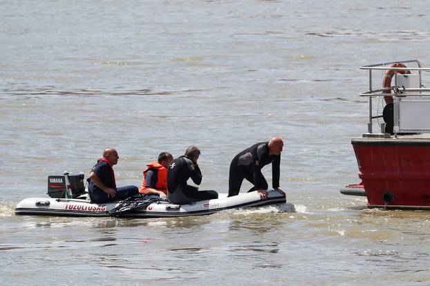 Tourist boat accident in Budapest