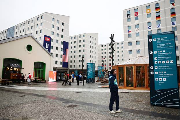 Milano Cortina 2026 Winter Olympics - Press Visit at the Olympic and Paralympic Athletes' Village