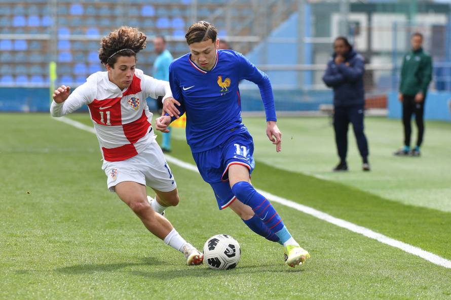 Varaždin: Elitno kolo kvalifikacija za Euro U-19, skupina 3, 3. kolo, Francuska - Hrvatska