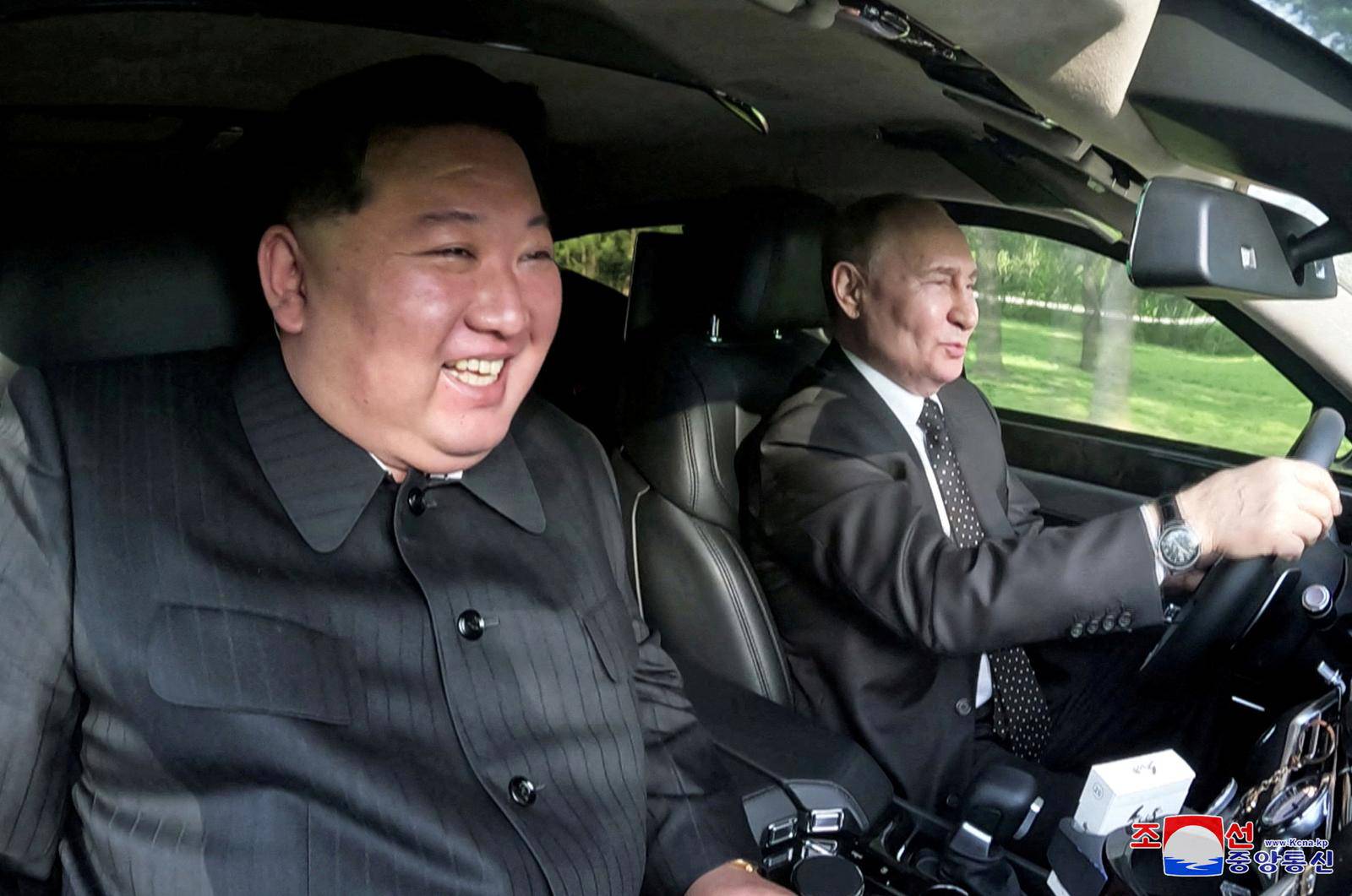 FILE PHOTO: Russian President Putin visits North Korea