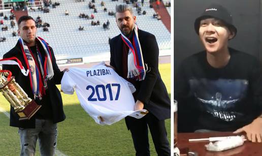 Hajduk na kraju svita! Navijač dočekao našeg borca u Japanu