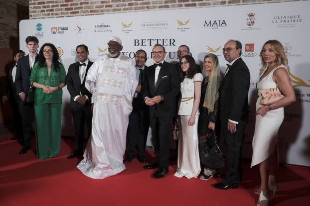 Actor Kevin Spacey poses during the photocall at the Better World Fund event in Venice