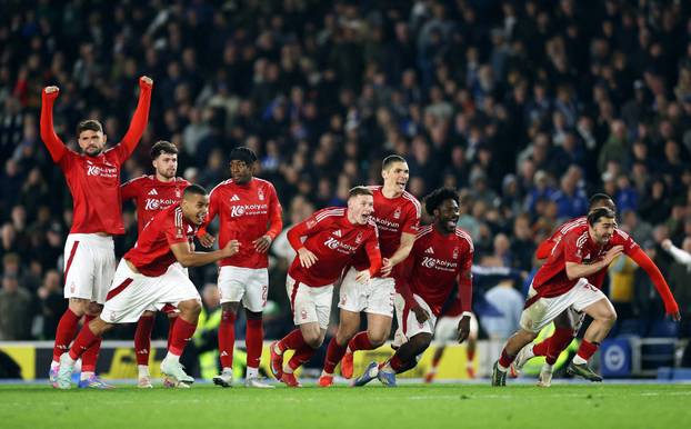 FA Cup - Quarter Final - Brighton & Hove Albion v Nottingham Forest