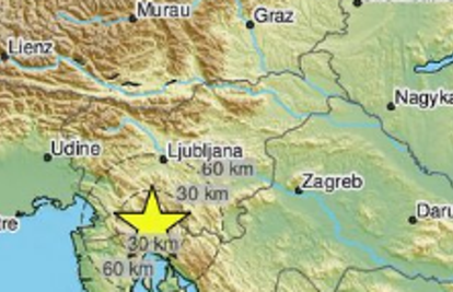 Potres u Sloveniji magnitude 2,3 po Richteru: Trajao je par sekundi, osjetili ga i u Rijeci