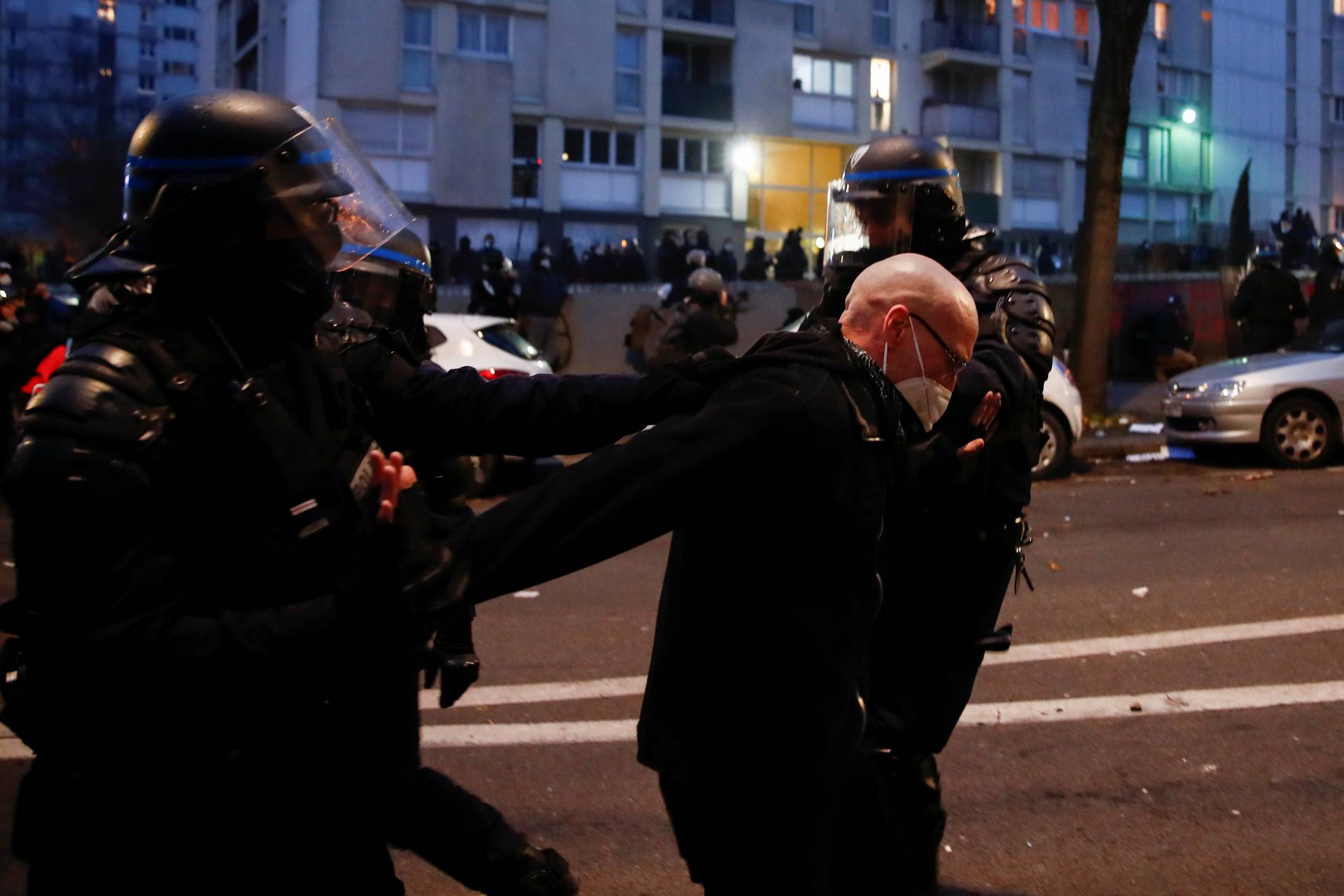 Demonstration against the 'Global Security Bill' in Paris