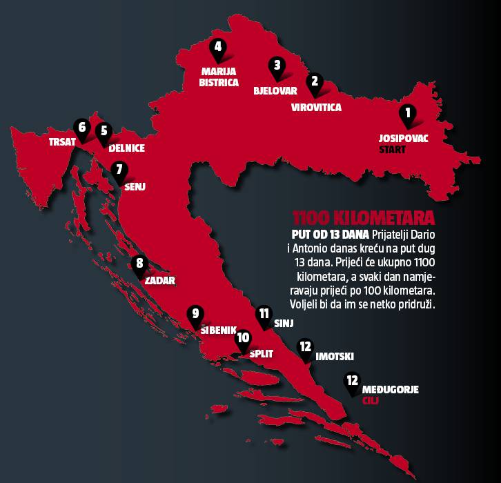 Idu na avanturu života: 'Slijep sam, ali vjerujem prijatelju'