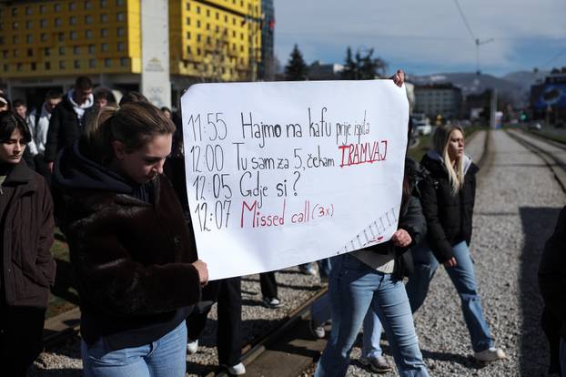 Novi prosvjed na ulicama Sarajeva nakon teške tramvajske nesreće