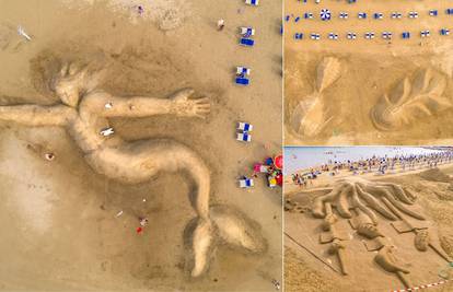 Festival skulptura u pijesku: Pogledajte predivne snimke pješčanih kreacija iz Lopara