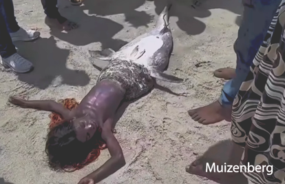 VIDEO Snimka 'sirene' na obali Južnoafričke Republike izazvala histeriju, oglasila se i policija