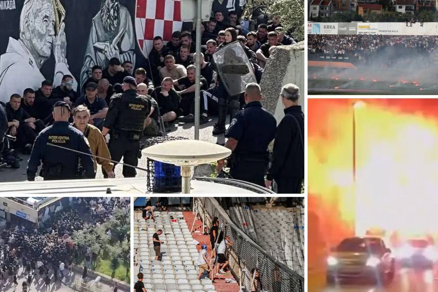 Kompilacija nereda Torcide kroz nešto više od mjesec dana