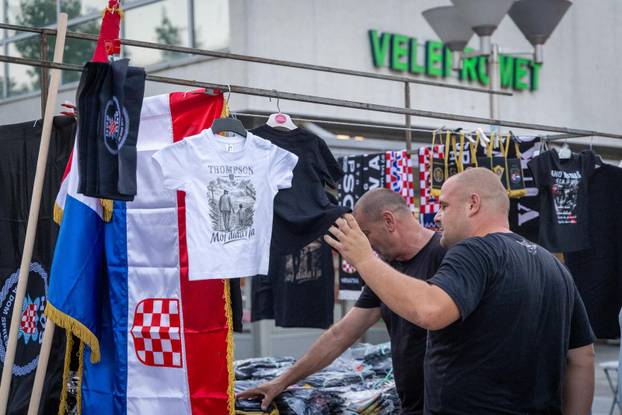 Atmosfera u Vukovaru uoči koncerta Marka Perkovića Thompsona