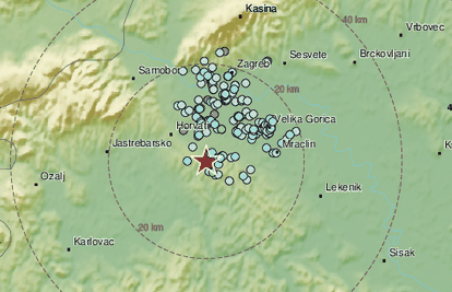 Zatresao slabiji potres u blizini Zagreba: 'Čuo se kao eksplozija'