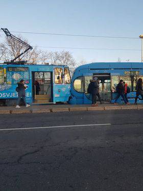 Zagreb: Tramvaji su se sudarili