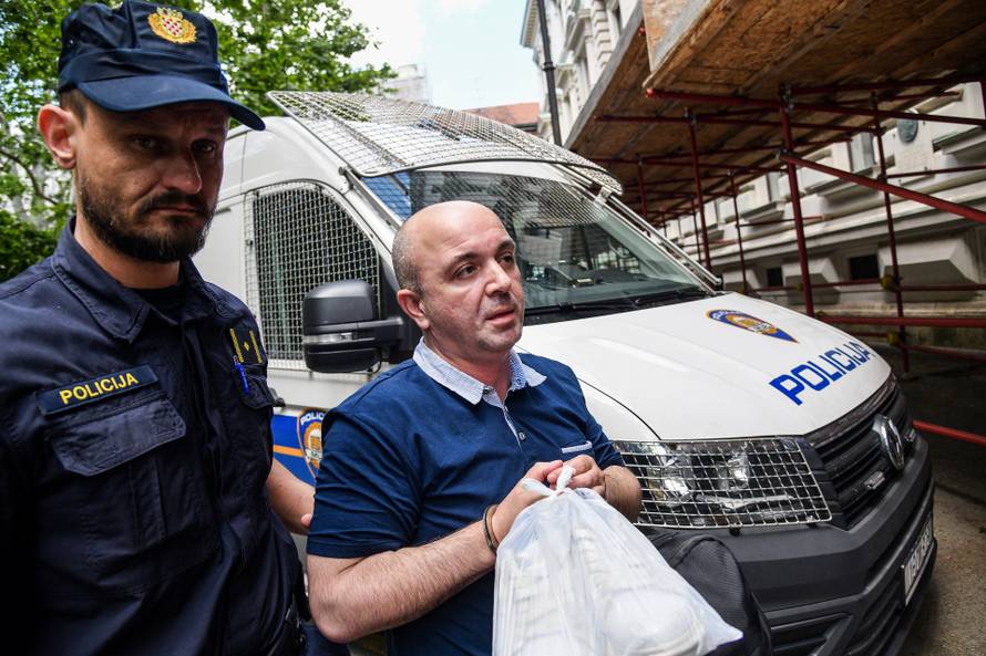 Zagreb: Slaviša Penava i Denis Bilić  u pratnji policije dovedeni na Županijski sud 