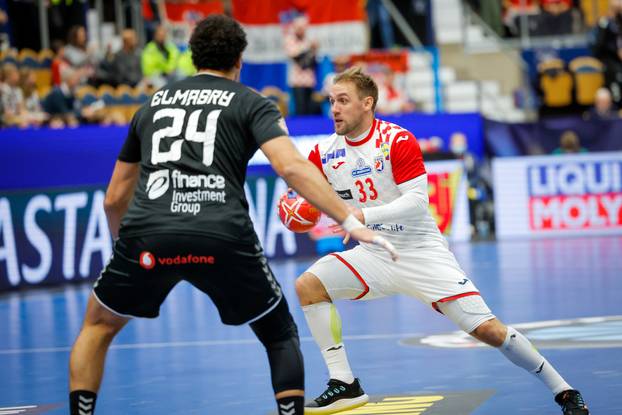 Jonkoping: Svjetsko rukometno prvenstvo, skupina G, Hrvatska - Egipat