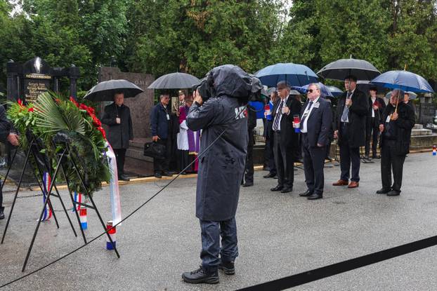 Zagreb: Komemoracija za žrtve Bleiburške tragedije na groblju Mirogoj