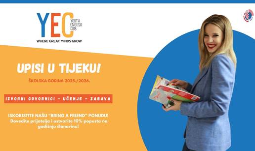 Po&ccaron;eli jesenski upisi u Youth English Club &ndash; iskoristite 10% popusta uz &ldquo;Bring a Friend&rdquo;