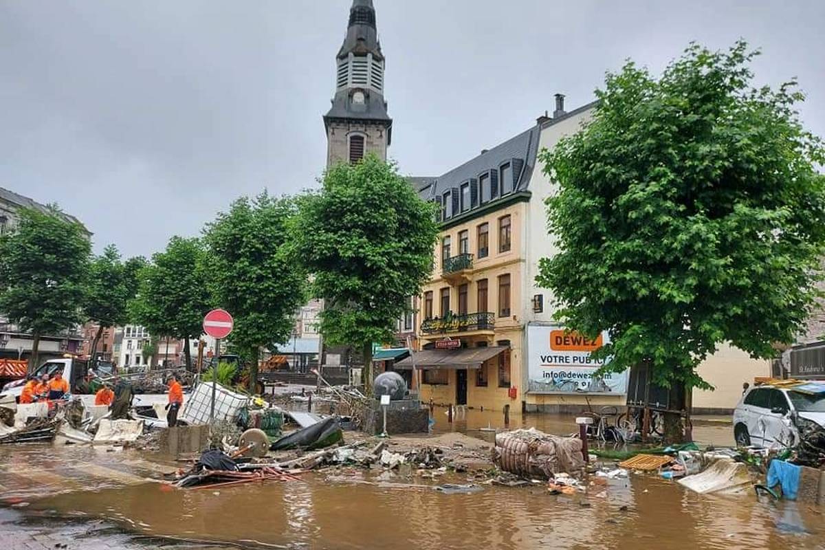 Dan žalosti u Belgiji: Minuta šutnje za žrtve poplava